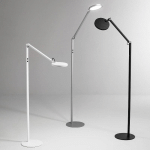 FABAS LUCE REGINA LAMPADAIRE LED À 1 LAMPE, NOIR