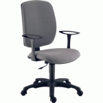 FAUTEUIL DE BUREAU KAOLA DOSSIER BAS COLORIS ROUGE - MANUTAN COLLECTIVITÉS