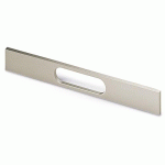 POIGNÉE DE MEUBLE APUA - EN INOX BROSSÉ - HAUTEUR 34 MM - PAR 4 - 472X7MM HETTICH