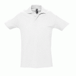 POLO PERSONNALISABLE HOMME EN COTON BLANC