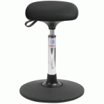 TABOURET SWAY TETRA - TISSU 3D - MEDIUM - NOIR - GLOBAL PROFESSIONAL SEATING