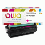 TONER REMANUFACTURÉ OWA - HAUTE CAPACITÉ - MAGENTA - POUR HP W2123X - TONER COMPATIBLE