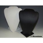 1A) BUSTE PLAT SIMILICUIR HAUTEUR 28CM