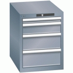 ARMOIRES À TIROIRS GRIS 411X572X533 AVEC 4 TIROIRS 75KG - LISTA