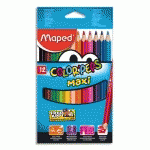 MY FIRST CRAYONS DE COULEUR COLOR'PEPS JUMBO, ÉTUI 12 - LOT DE 4