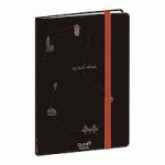 QUO VADIS - CARNET DE NOTES - CARNETS THÉMATIQUES - NOIR - PAGES PERPÉTUEL - 15X21 CM - LOT DE 2