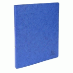 CLASSEUR 2 ANNEAUX 15MM CARTE LUSTRÉE - A4 - BLEU - LOT DE 10