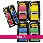 PACK MARQUES-PAGES LARGES - 4 X 50 MARQUES LARGES + 2 X 24 MARQUES FLÈCHES