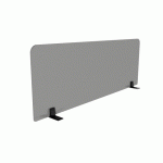 PANNEAU ÉCRAN ACOUSTIQUE AGATHE FLEXMUTE BLEU NUAGE - AVEC FIXATIONS POUR BUREAU L 140 X H 50 CM