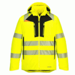 PORTWEST DX461 PARKA HV DX4 JAUNE/NOIR - TAILLE XS