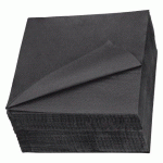 SERVIETTE DE TABLE EN OUATE TORK LUNCH 33 X 33 CM, NOIR - PAQUET DE 200