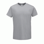 TEE-SHIRT PERSONNALISABLE HOMME EN COTON GRIS PUR