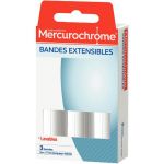 BANDES EXTENSIBLES MERCUROCHROME - 2MX7CM - LOT DE 3
