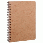 CAHIER RELIURE INTÉGRALE AGE BAG A5 100 PAGES PETITS CARREAUX - TABAC - LOT DE 5