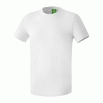 T-SHIRT TEAMSPORT - ERIMA - CASUAL BASIC BLANC