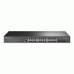 TP-LINK OMADA SG3428X COMMUTATEUR RÉSEAU GÉRÉ L2+/L3 GIGABIT ETHERNET (10/100/1000) 1U NOIR