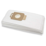 10X SACS COMPATIBLE AVEC PROGRESS MISTRAL, P 1131 ELYPS, P 57, LIBRA ASPIRATEUR - MICROFIBRE NON TISSÉE, 30,5CM X 16CM BLANC - VHBW