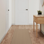 VIDAXL - TAPIS DE COULOIR ASPECT SISAL SABLE 50X150 CM