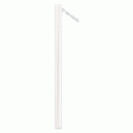 POTELET CARREFOUR Ø60 MM CHAINES 1 ANNEAU GALVA BLANC 9010 - PROCITY