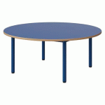 TABLE MALIBU Ø 120 T1 4P STRA ALAISÉ BLEU U525/BLEU 5005