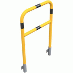ARCEAU BARRE TRANSVERSALE FIXATION MURALE-JAUNE/NOIR-700 MM - SCHAKE