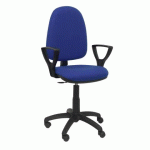 CHAISE DE BUREAU AYNA - ACCOUDOIRS FIXES - BLEU