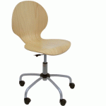 CHAISE DE BUREAU PIVOTANT EN BOIS - PIQUERAS Y CRESPO