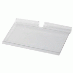 ÉTUI ÉTIQUETTE PLASTIQUE TRANSPARENT L 7,5 X H 5,2 CM BOHNACKER
