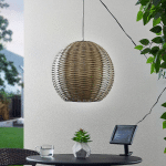 LINDBY CATRICA SUSPENSION SOLAIRE LED ASPECT ROTIN
