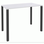 TABLE LOUNGE 4 PIEDS L140 X P80 X H105 BLANC/CARBONE