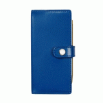 AGENDA MODERNE - AGENDA - 2026 - INT 851 - MINI SEM - SEMAINIER HORIZONTAL - MULTILINGUE - GLOSSY - BLEU - 12 MOIS DE JANV À DÉC. - 6X14 CM - CROÛTE DE CUIR- TRANCHE DORÉE - À PRESSION