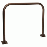 ARCEAU DE PROTECTION SIMPLE 1.50 M PLATINES ZINC MARRON 8017 - PROCITY