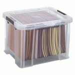 BOÎTE DE RANGEMENT PLASTIQUE 36 L WHITEFURZE ALLSTORE - INCOLORE