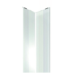 DINAC - CORNIÈRE ADHÉSIVE DE PROTECTION D'ANGLE INOX SATINÉ 25 X 25 X 1500 MM