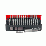JEU DE 31 EMBOUTS DE VISSAGE SECURIT IMPACT BALL + PORTE EMBOUTS 1/4 VESSEL