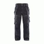 PANTALON DE TRAVAIL X1900 ARTISAN CORDURA® DENIM NOIR - BLAKLADER