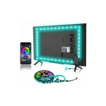 RUBAN LED, BANDE LED, RÉTROÉCLAIRAGE LED POUR TÉLÉVISEUR,MUSIC SYNC,RGB BLUETOOTH APP,3 BOUTONS, 3M KINSI