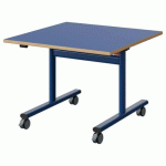 TABLE MALIBU RAB. 80X80 T3 DL STR ALAISÉ BLEU U525/BLEU 5005