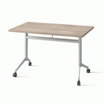 TABLE RABATTABLE POLLY L.120 X P.70 CM PLATEAU ORME - ALUMINIUM
