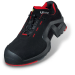 BASKETS DE SÉCURITÉ UVEX 1 MIXTE, T 44 NOIR/ROUGE, ANTISTATIQUES ( PRIX POUR 1 PAIRE )