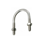 ETRIER FILETÉ POUR TUBE ISO AVEC ÉCROUS - INOX A2 Ø71 MM - BOÎTE DE 5