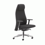 FAUTEUIL DE BUREAU GALA FORTE CORPULENCE COLORIS NOIR - MANUTAN COLLECTIVITÉS