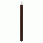 POTELET AGGLO HAUTE VIS. Ø 76 MM ZINC MARRON 8017/BLANC 9010 - PROCITY