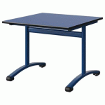 TABLE MALIBU 80X80 T4 DL STRA ANTIB BLEU U525/NOIR BLEU 5005