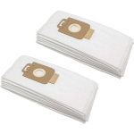 20X SACS COMPATIBLE AVEC PROGRESS MISTRAL, P 1131 ELYPS, P 57, LIBRA ASPIRATEUR - MICROFIBRE NON TISSÉE, 30,5CM X 16CM BLANC - VHBW