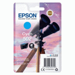 EPSON 502 CARTOUCHE CYAN POUR IMPRIMANTE JET D