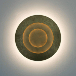 HOLLÄNDER APPLIQUE LED MASACCIO ROTONDO, DORÉE