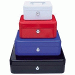 LOT DE 2 - CAISSE AVEC CLIP, (L)152 X (P)115 X (H)80 MM, ROUGE