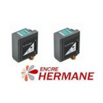 LOT DE 2 CARTOUCHES ENCRE COMPATIBLE CANON BC02 NOIRE