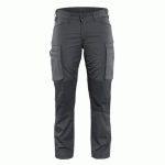 PANTALON DE TRAVAIL SERVICES STRETCH FEMME GRIS FONCÉ/NOIR TAILLE 36 - BLAKLADER